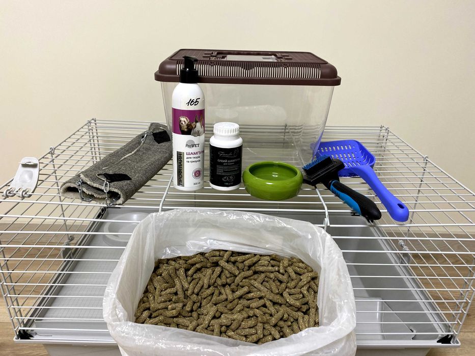 Клітка Ferplast для морської свинки + набір