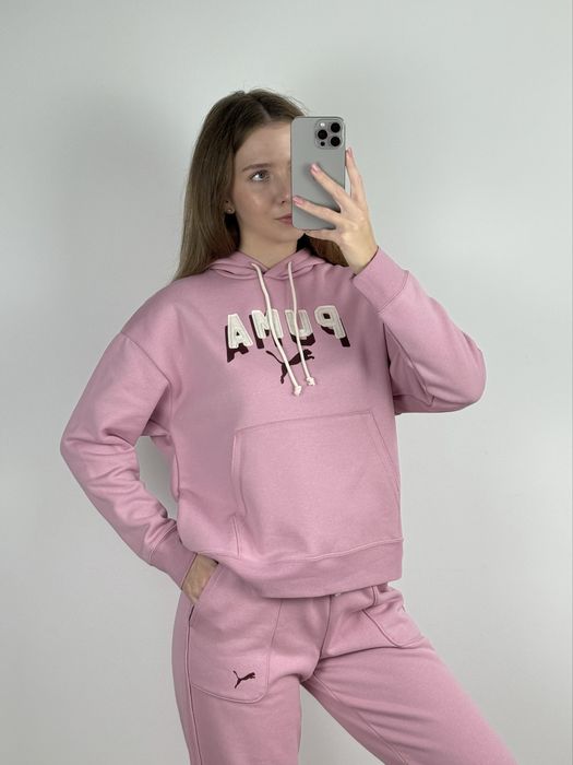 костюм Puma жіночий на флісі ОРИГІНАЛ XS S M L
