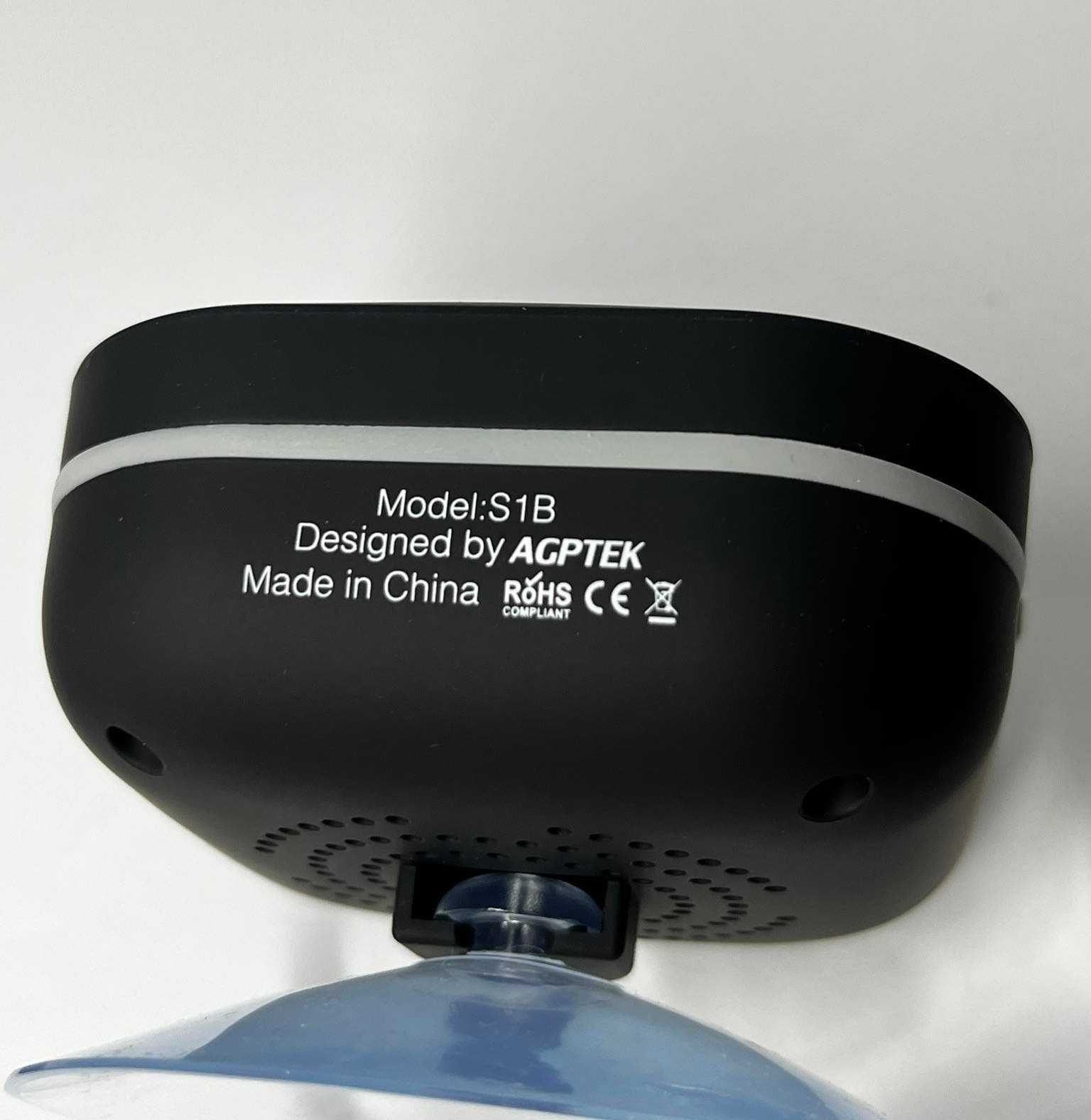 AGPTEK Wodoodporny głośnik prysznicowy Bluetooth z ekranem LED