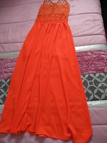 Vestido marca sahoco ..cor d laranja