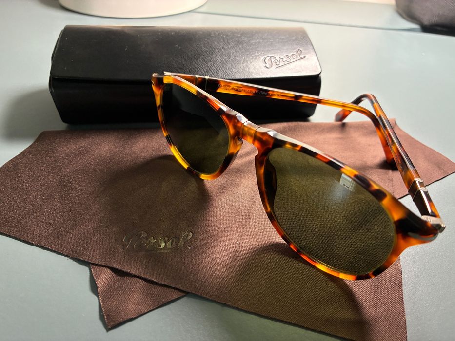 Óculos Persol Original – Modelo 9649-S Tamanho L (com caixa e pano)