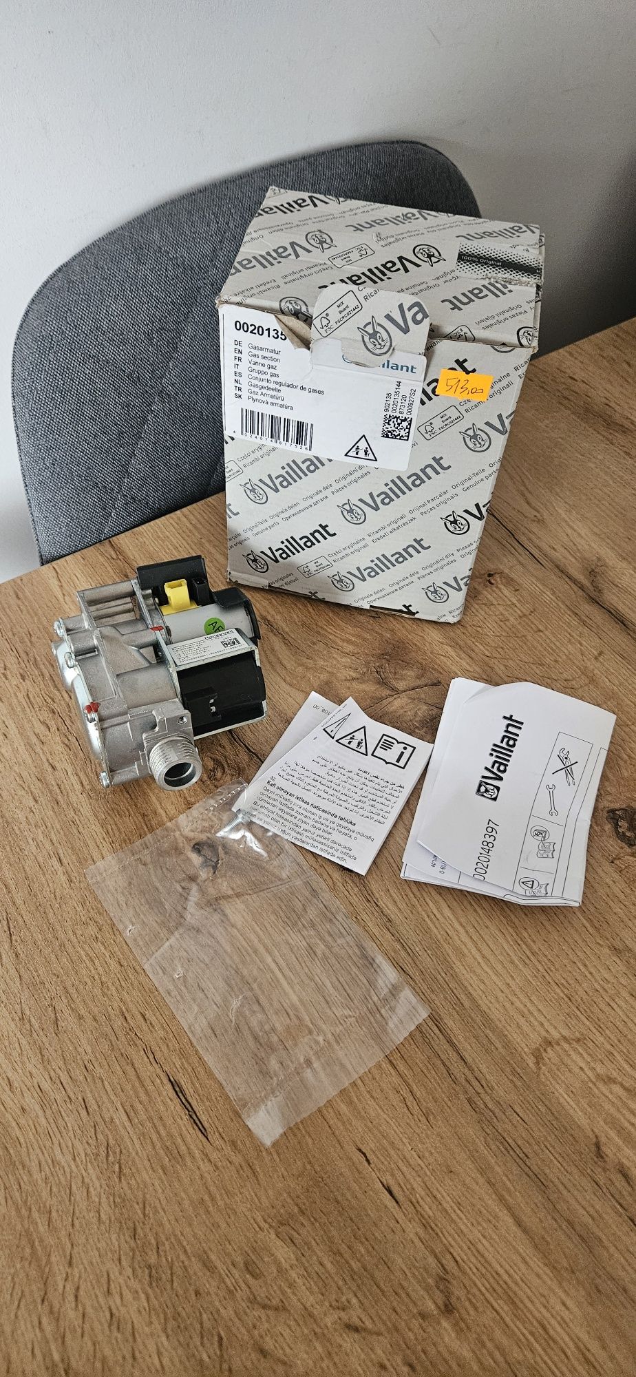 Blok gazowy Honeywell VK8515M 4504 Vaillant zawór