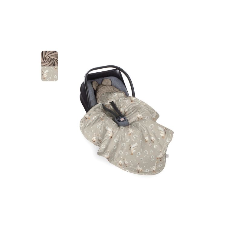 Kocyk do fotelika Goose Family Vintage beige - Baby Steps