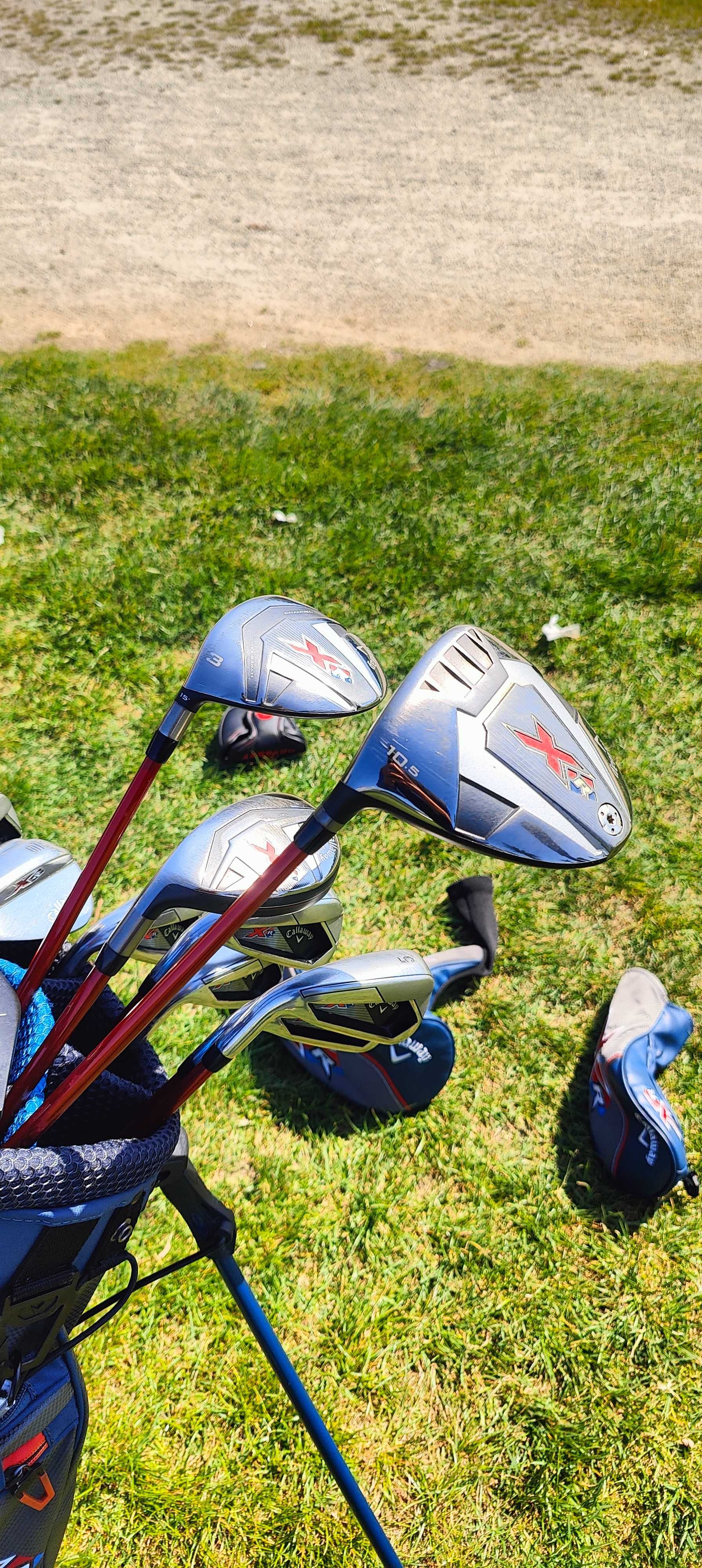 Tacos de golfe Callaway XR Esquerdino Grafite Regular Sem Ferros