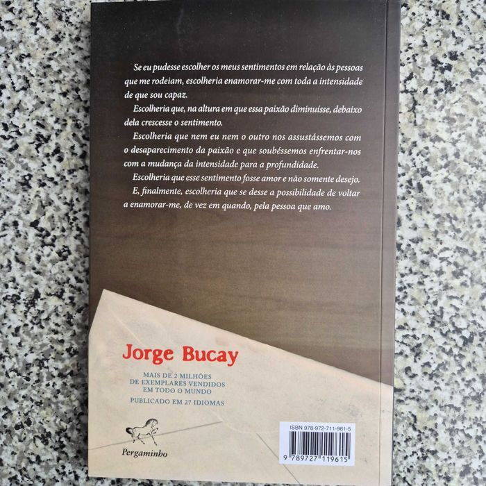 Livro Novo "Cartas Para Cláudia" Lições de vida de Jorge Bucay