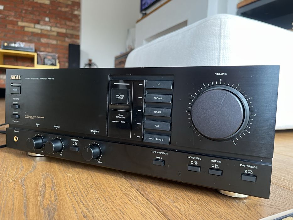 Усилитель AKAI AM-32, MM/MC, 50 Вт/канал / Япония / качественный звук
