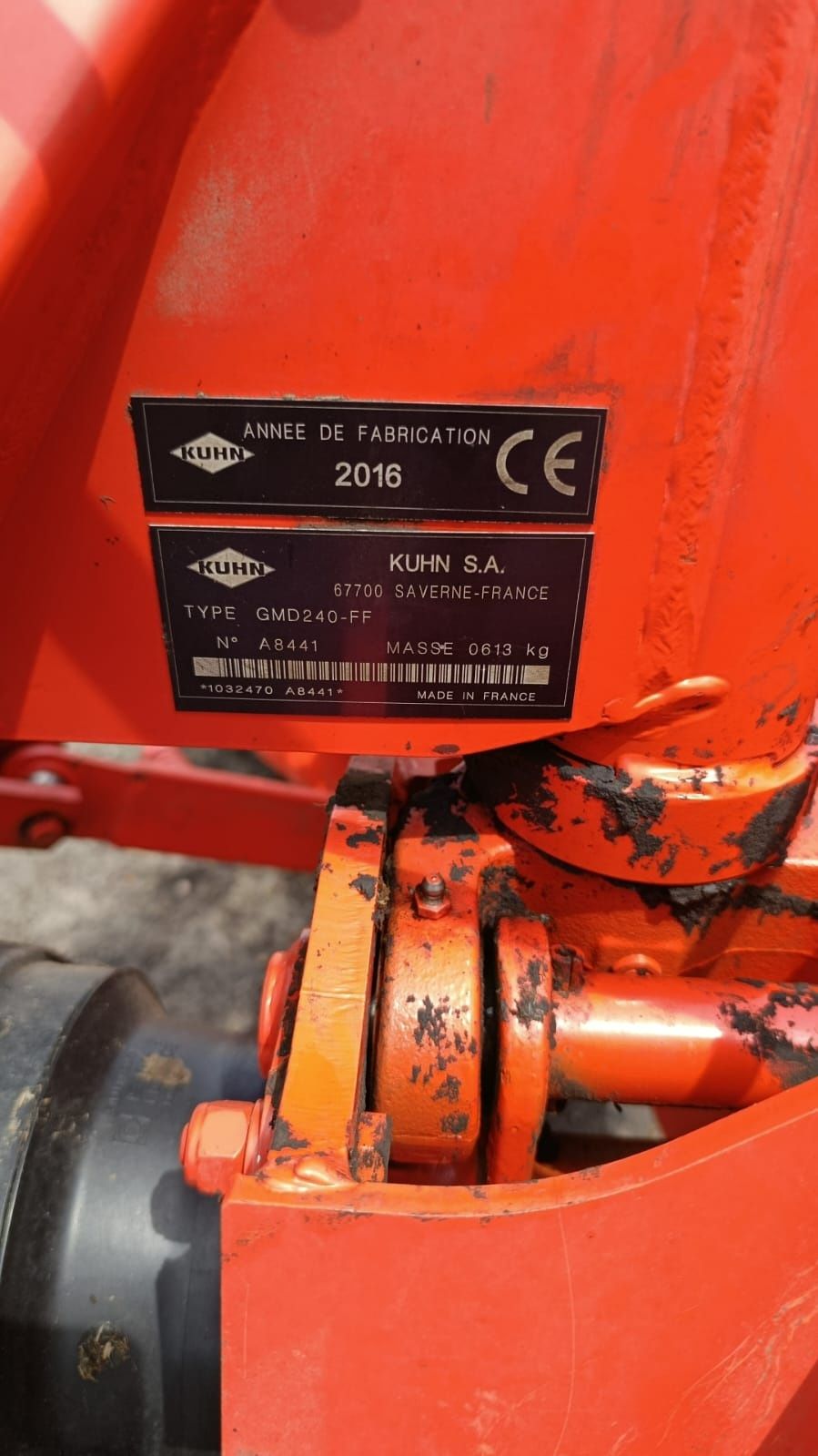 Kosiarka  dyskowa KUHN GMD 240