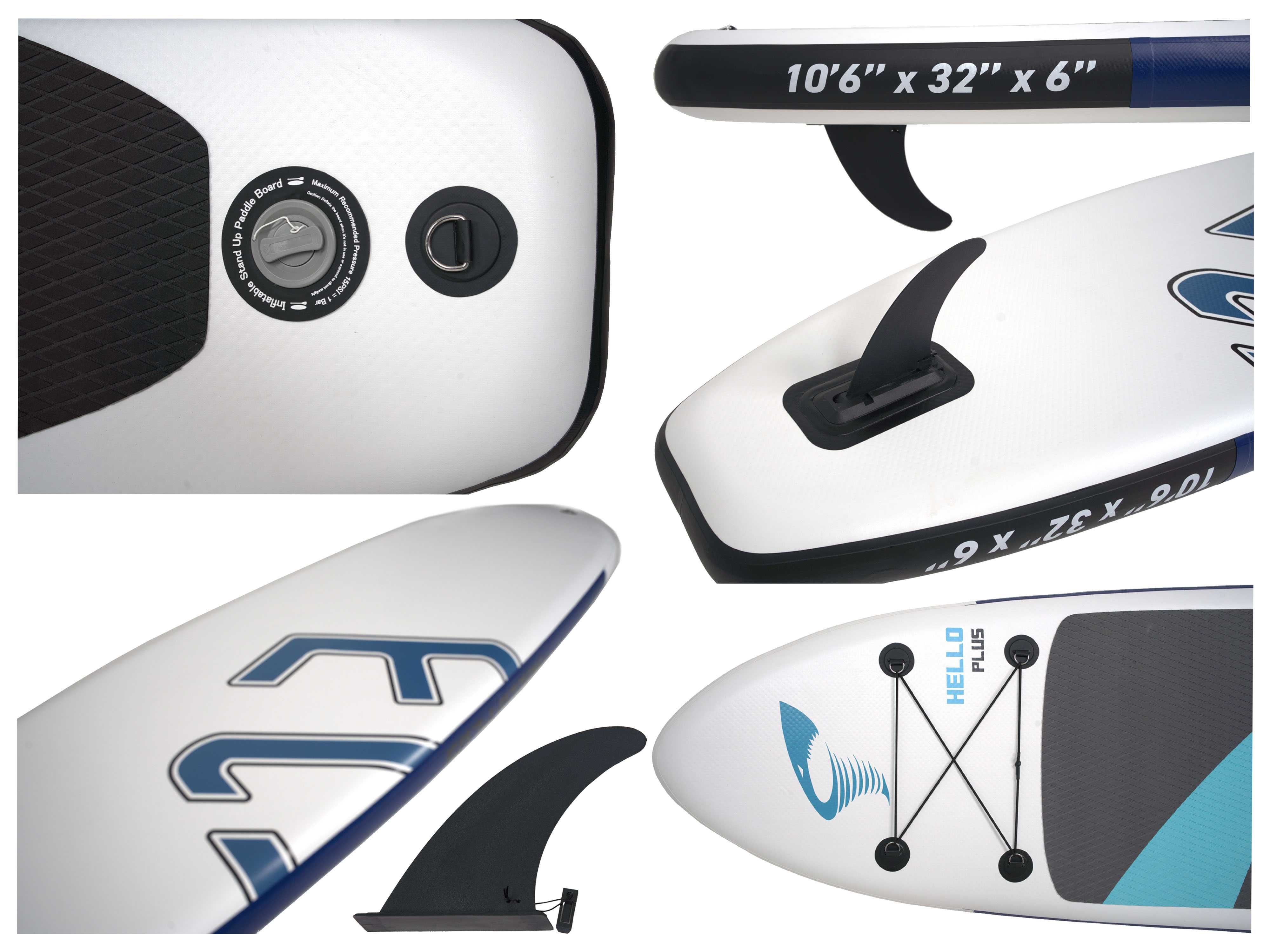 HYDRO STAR DESKA SUP HELLO PLUS do pływania niebieski 320cm