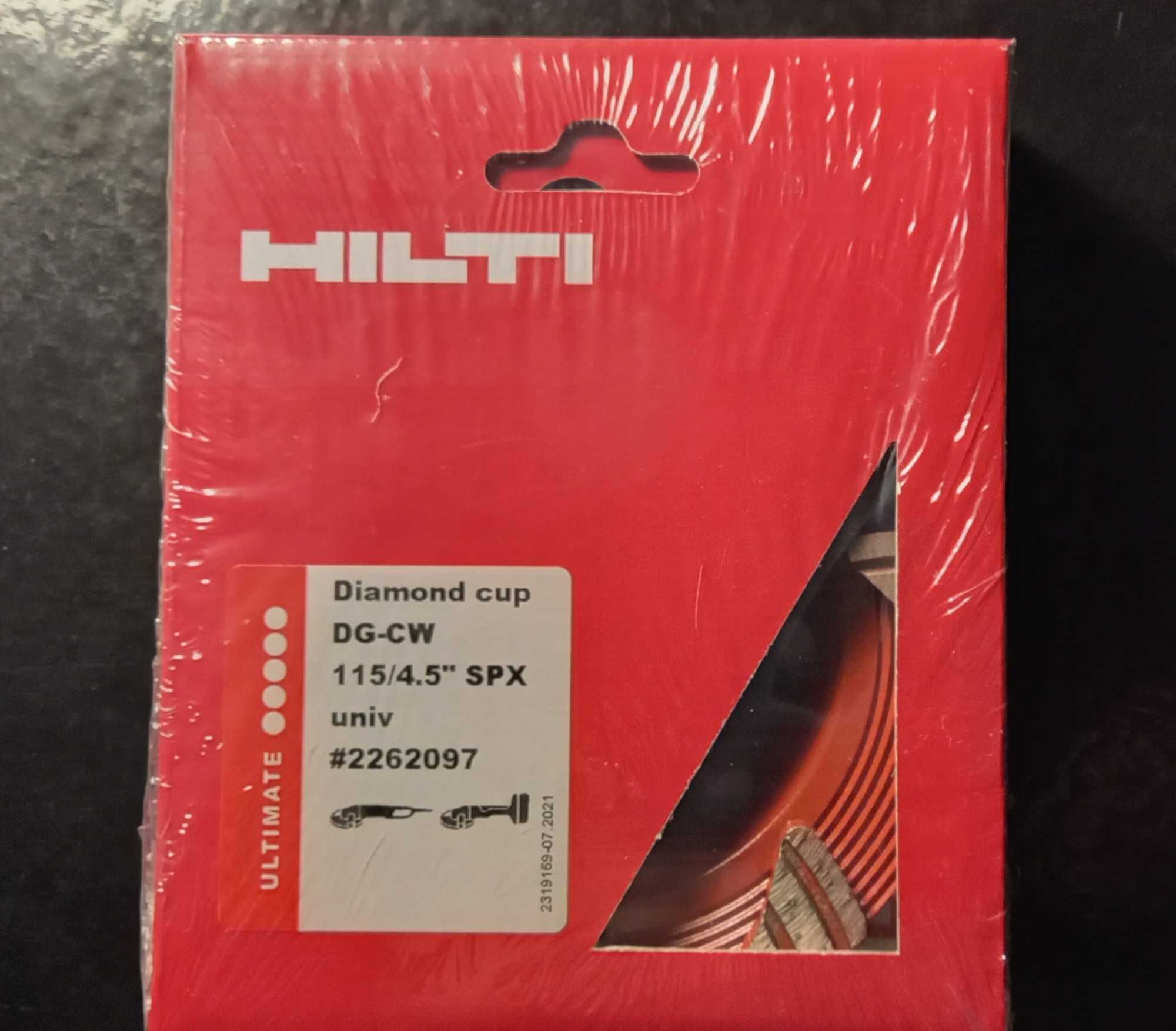 HILTI - NOWA diamentowa tarcza garnkowa DG-CW 115/4.5" SPX univ
