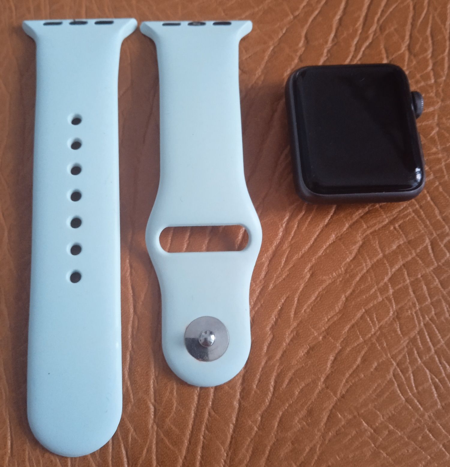 Pulseira azul celeste Apple whatch série 3