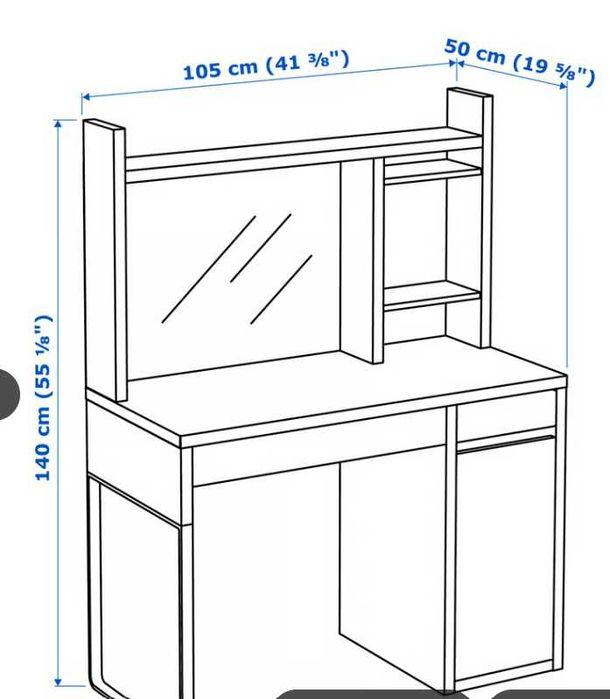 Secretária Micke IKEA
