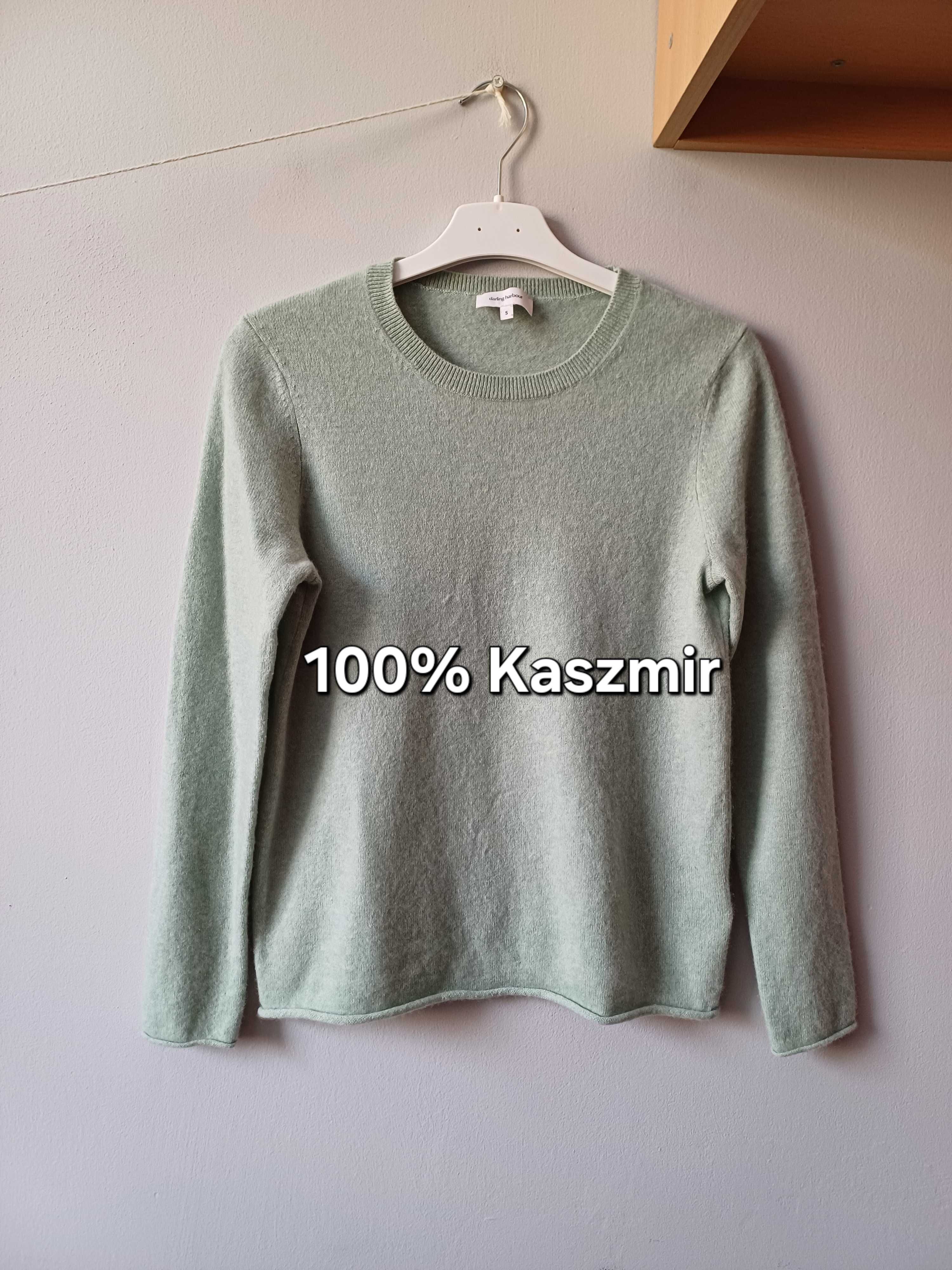 Darling Harbour kaszmirowy sweter rozmiar S