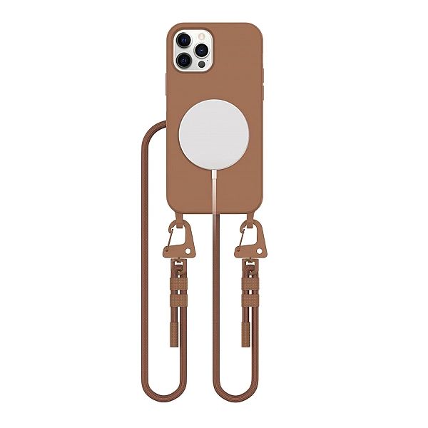 Tech-Protect Magnecklace Magsafe Iphone 12 / 12 Pro Chocolate Brown