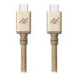 Kabel iFrogz UniqueSync USB C do C 3.0A USB3.1 Złoty 1.8m