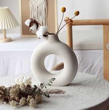 Vaso criativo para decoração moderna de casa, vaso artesanal