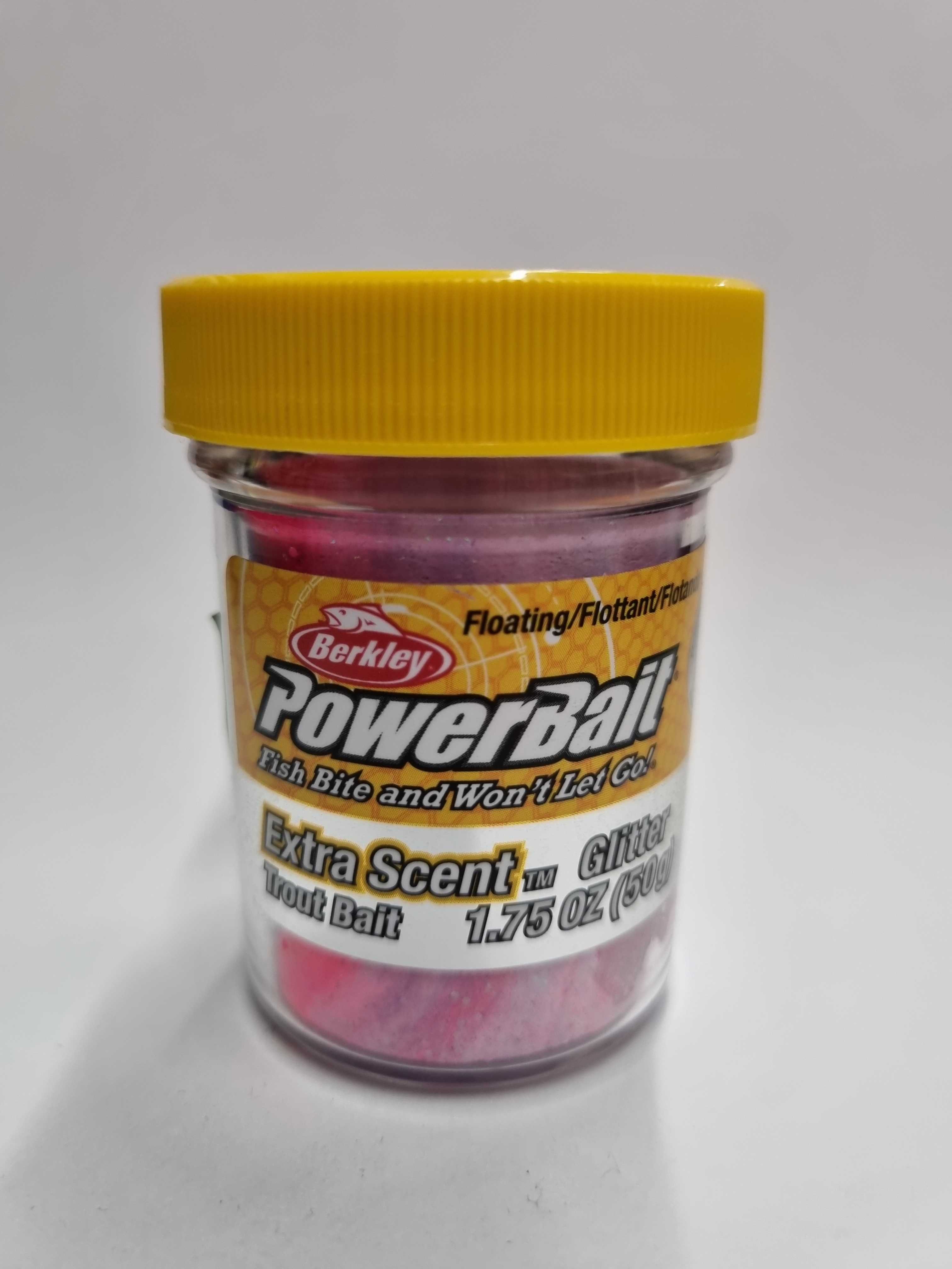 Ciasto Berkley Power Bait glitter extra scent 50g Red/White/Blue