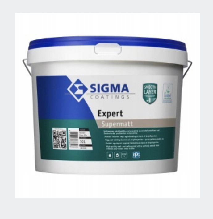 Farba do ścian Sigma Expert super mat 10 L