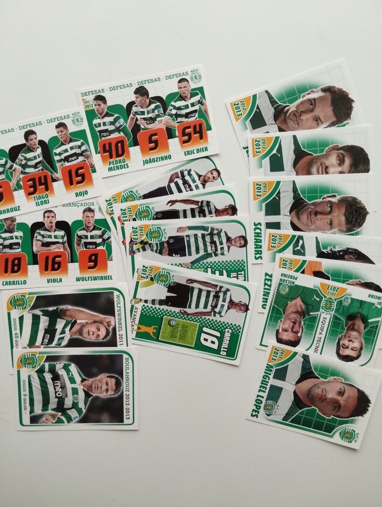 lote de cromos Sporting 2012/2013