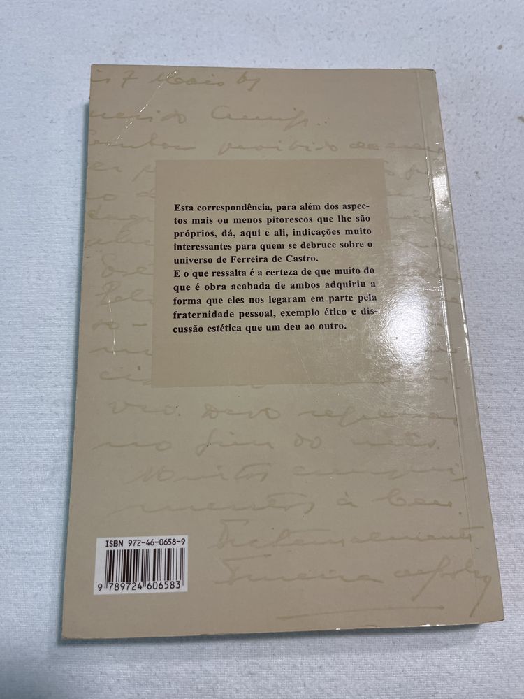 Correspondência  Ferreira de Castro /Roberto Nobre