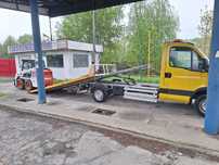 Auto laweta iveco najazd hydrauliczny nowy 2.3 diesel
