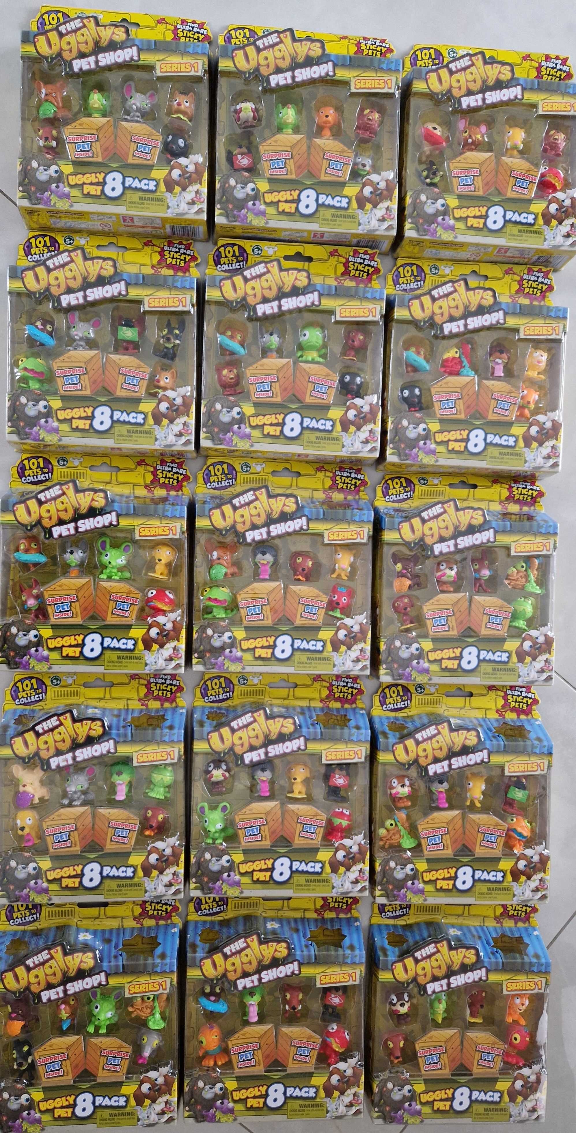 The Uggly Pet Shop zestaw 8 figurek