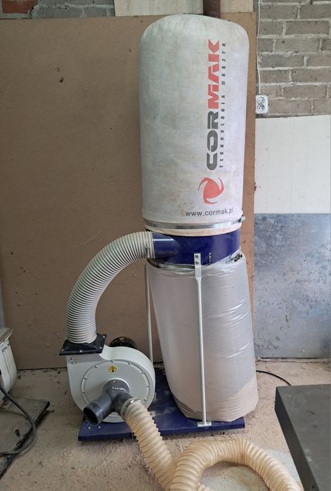 Odciąg do trocin , wyciąg wiórów pochłaniacz stolarski