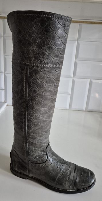 KENNEL & SCHMENGER roz. 37.5 w całosci skóra naturalna wężową premium