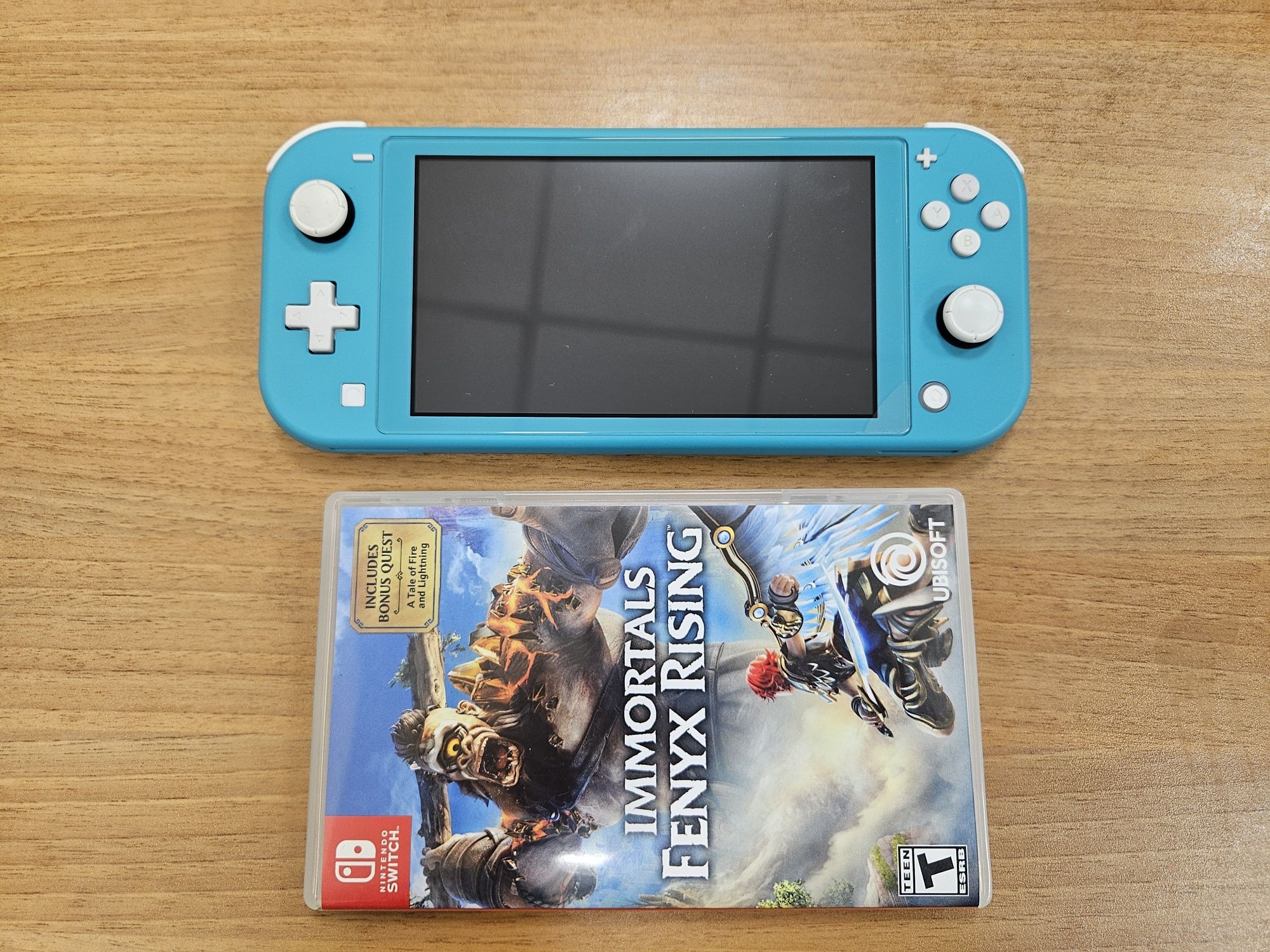Nintendo switch lite + гра immortal fenyx rising