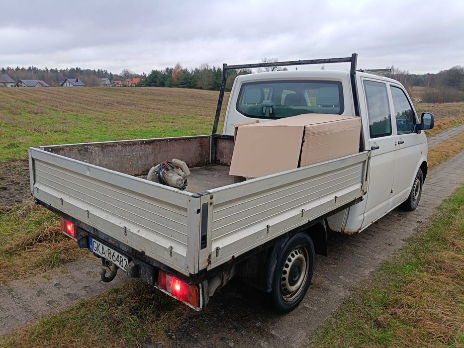 VW T5 Doka 1 9 TDI 105 koni  6 cio osobowy sorawny