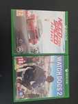 Watch dogs 2 i need for speed payback na xbox one