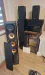 Yamaha MusicCast RX-D485, Pure Acoustics NOVA 8, NOVA 6 czarn