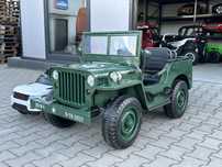 Auto na Akumulator Jeep Wojskowy 3- osobowy Miękkie koła EVA Pilot