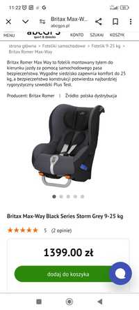 Fotelik Britax Romet Max Way plus