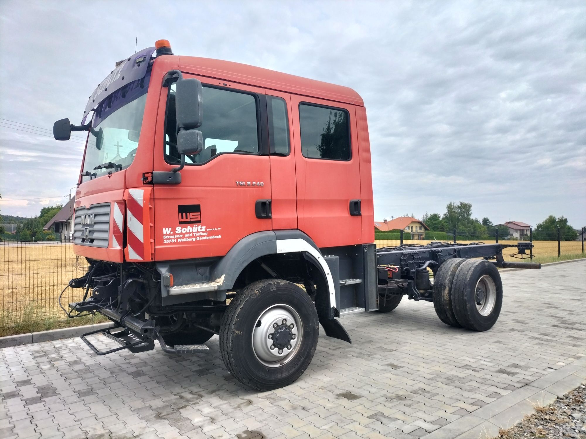 Kabina Doka Dubel brygadowa Man TGM (silnik 290km, most 4x4, reduktor)