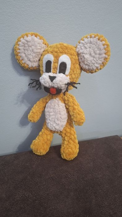 Szydełkowa maskotka mysz Jerry