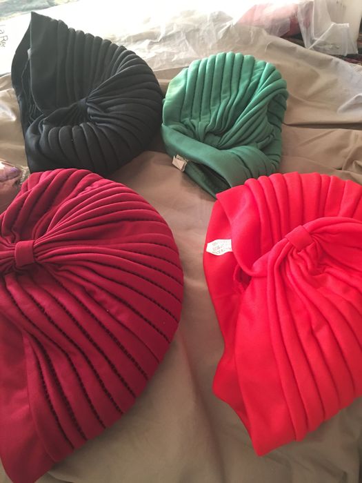 Turbantes senhora vestido