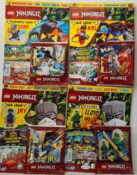 4 szt  KLOCKI Lego Ninjago MAGAZYN 3/5/7/9/2021 KAI +LLOYD+ ZANE +JAY