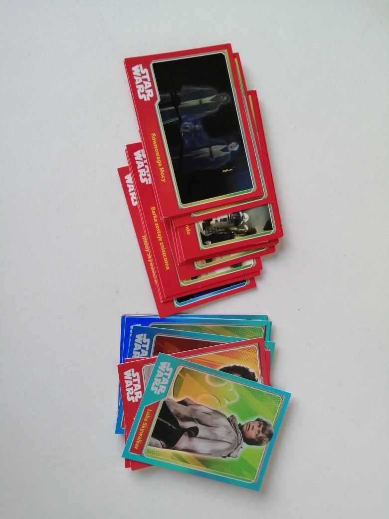 Karty Topps Star Wars Rogue One, Last Jedi, Force Attax,Panini,SW LEGO