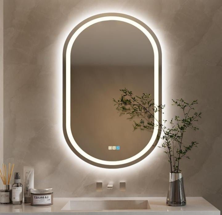Lustro LED do łazienki przedpokoju
