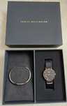 Zegarek Daniel Wellington srebrny zestaw z bransoletką 32 mm