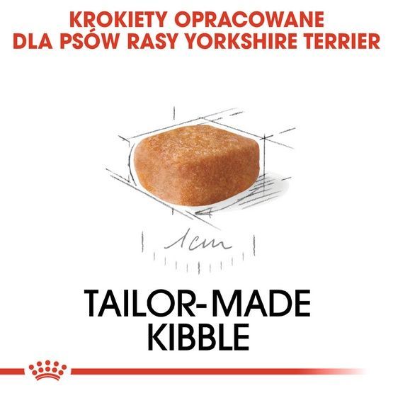 Karma z witaminami dla szczeniąt Yorkshire Terrier Royal Canin 1,5kg