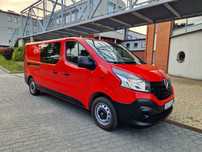 Renault Trafic Long L2 MAX Brygadówka 6 Osobowy Hak Klima Vivaro 2017r