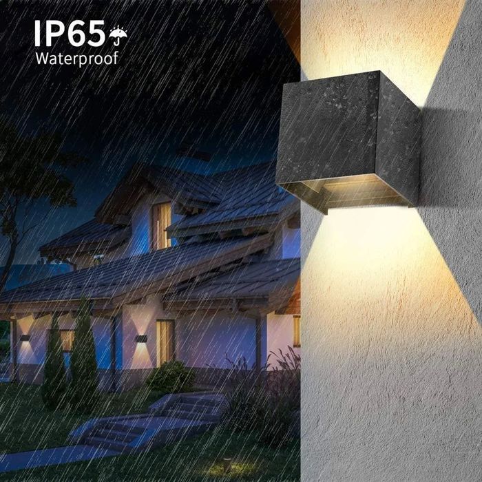 Iluminação led exterior; Candeeiro led exterior; Iluminação led casa;