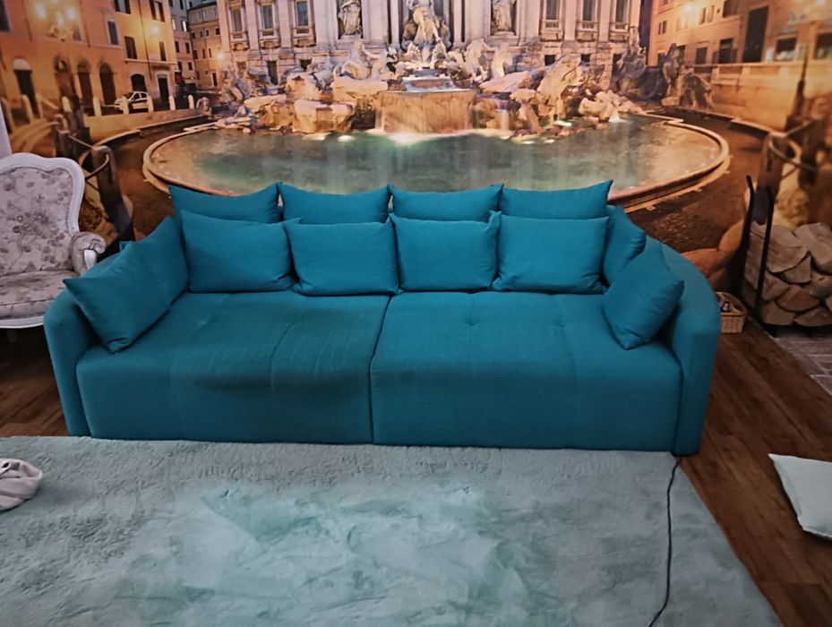 Sofa duża 4 osobowa, szer. 290cm, rozkładana z funkcją spania