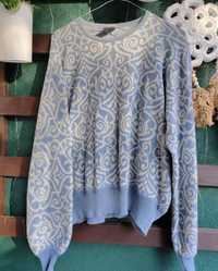 Sweter wełna M wool vintage