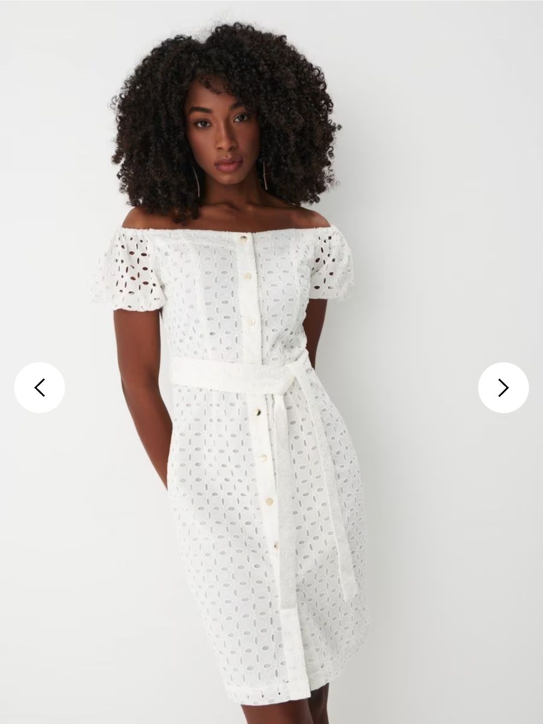 Białą sukienka rozmiar 44