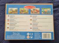 Puzzle Melissa&Doug drewniane 4 zestawy