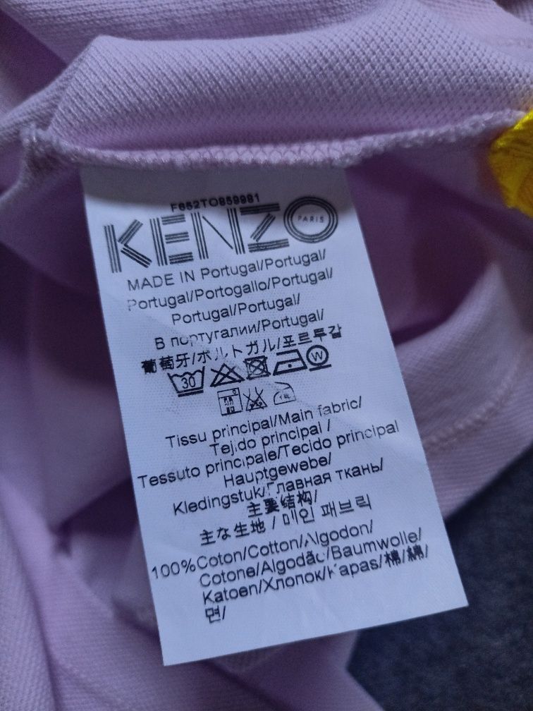 Kenzo różowe polo M 38