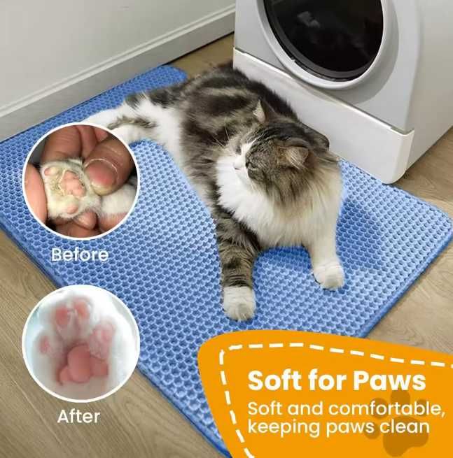 Tapete de areia para gatos