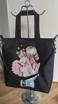 Torebka dla mamy mama i córka shopper bag